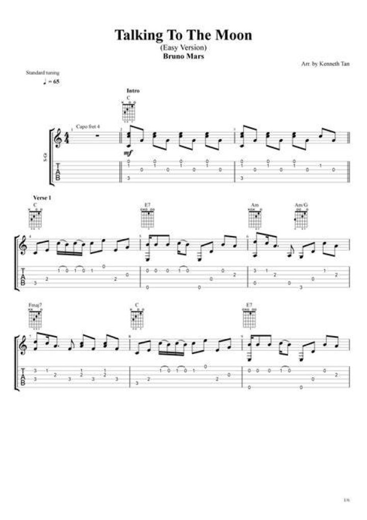 Unlocking the Magic of "Talking to the Moon" Chords